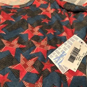 Lularoe Maria dress STARS/PATRIOTIC